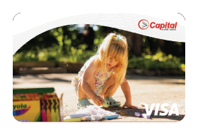 Cute kid - custom debit card.
