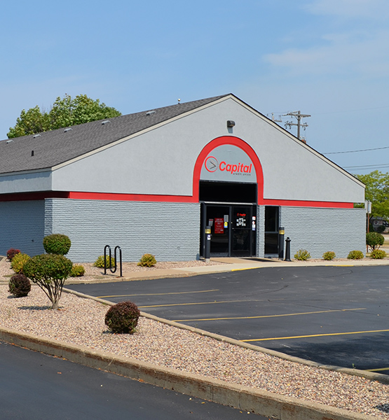 Capital Credit Union branch building in De Pere Wisconsin on South 5th Street