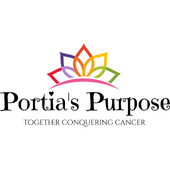 Portia's Purpose logo - together conquering cancer