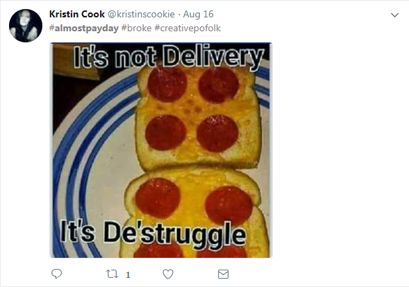 It's no Delivery It's De'struggle meme