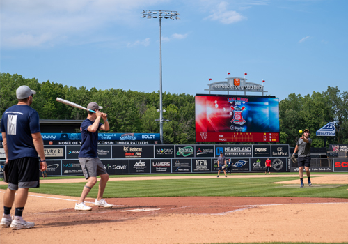 2024 Local Heroes game at the Timber Rattlers stadium.