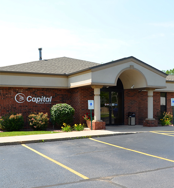 Capital Credit Union branch building in village of Little Chute Outagamie County WI on E North Ave