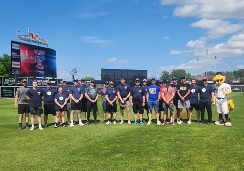 2024 Local Heroes Team at the Timber Rattlers stadium.