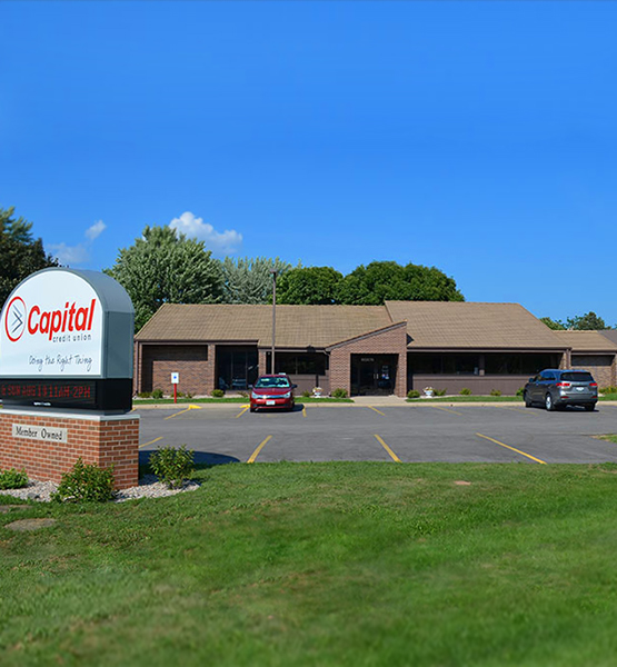 Capital Credit Union branch building in the town of Darboy in Outagamie County WI on County Road KK