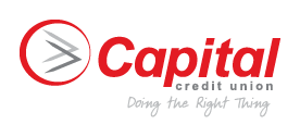 Capital Credit Union logo with tagline.