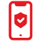 Phone completed icon.