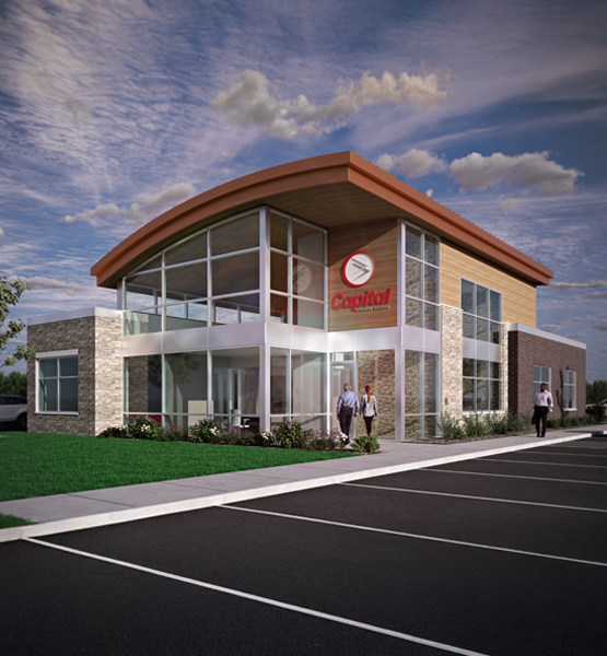 Bellevue branch rendering.