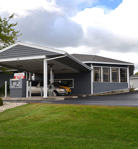 Capital Credit Union branch building in Sturgeon Bay in Door County Wisconsin on North 12th Avenue